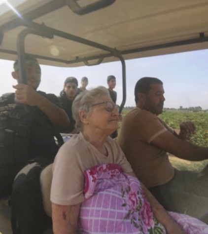 Older Israeli women kidnapped to Gaza.