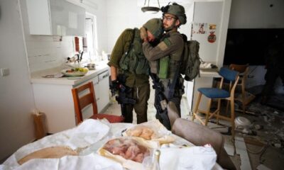Israeli soldiers in room that was attacked
