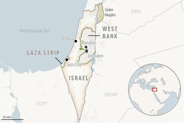 Map of Gaza