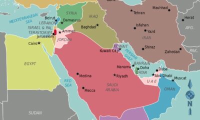 Map of the Middle East