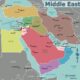 Map of the Middle East