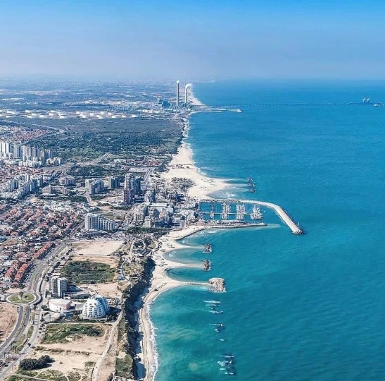 Ashkelon Coast Line. Credit: Inbar Cohen’s FB page.