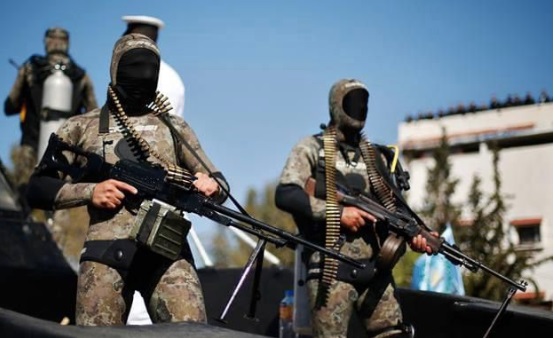 Hamas Terrorists. Credit: החדשות N12 FB page.