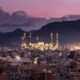 A mosque is Sana’a, Yemen. Credit: Ravathi Raju.