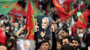 Anniversary of Sulimany’s assassination. Credit: Anadolu Agency FB page.