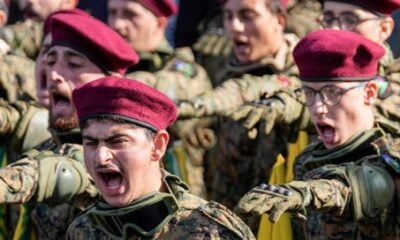 Hezbollah soldiers in Lebanon. Credit: CBN Israel FB page.