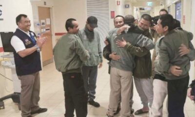 Thai hostages released by Hamas. Credit: ‘Arab News’ FB page.