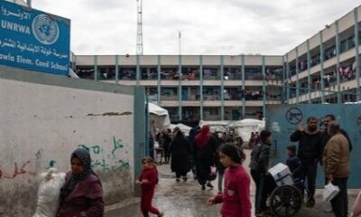 UNRWA building in Gaza. Credit: David Ziplowitz’s FB page.