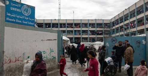 UNRWA building in Gaza. Credit: David Ziplowitz’s FB page.